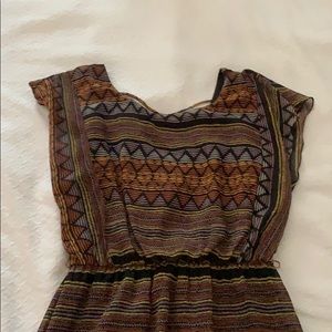 Summer dress with belt